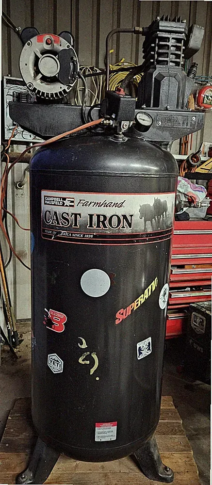 Campbell Hausfeld Cast Iron Reciprocating Air Compressor 60 Gal 6 HP VT623801AJ