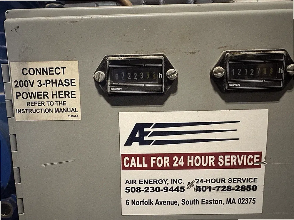 Quincy Tank-Mounted Reciprocating Air Compressor w/ Dual Control Panel
