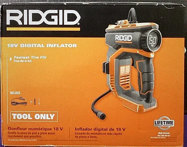 Ridgid R87044 18V Digital Inflator NEW