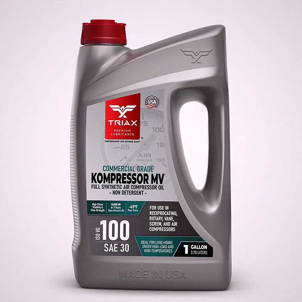 TRIAX Kompressor MV 100 (SAE 30) Full Synthetic Air Compressor Oil (1 Gallon)
